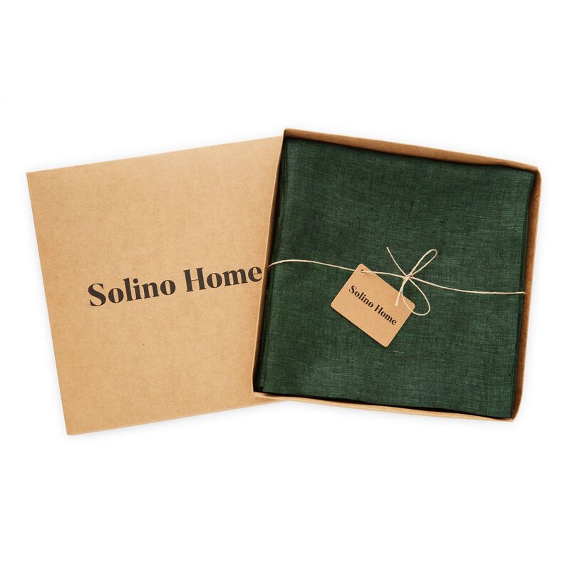 Solino Home 100% Pure Linen Curtain | Linen for Thanksgiving, Christmas