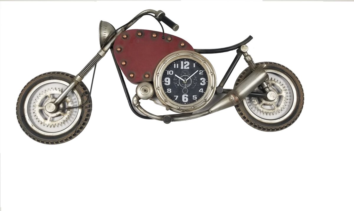 Vintage Motorcycle Wall Clock