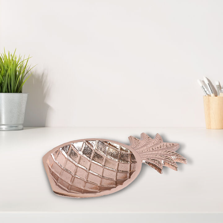 Handmade Decorative Silver Color Coated 7.2 x 3.93 x 0.78 Inches Aluminium Tray 044AB BBH Home's