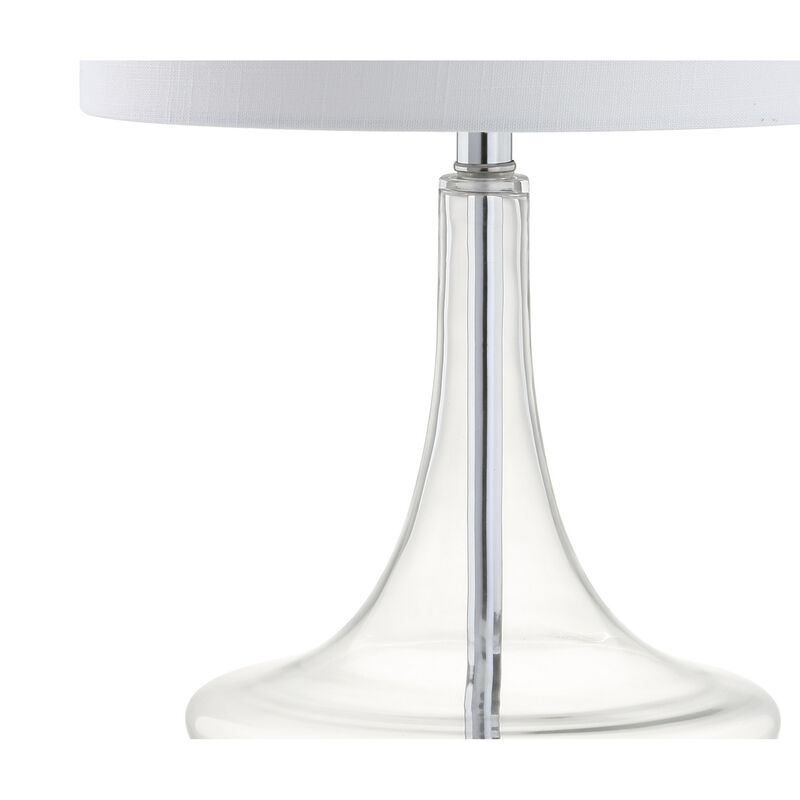 Cecile Glass Teardrop LED Table Lamp (Set of 2)
