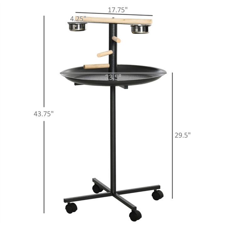 Multi-Level Bird Stand with Removable Perches, Ideal for Birds & Small Pets