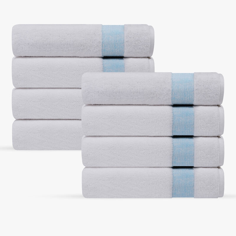 Pera 8 pcs Turkish Hand Towels Set