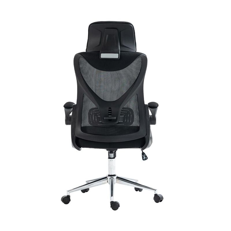 Techni Mobili Office Chair with Lumbar Support & Adjustable Headrest