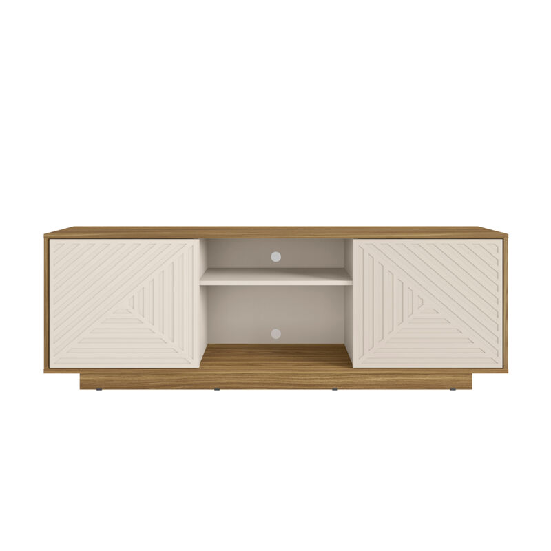Modern TV Stand For TVs Up To 70", Oak