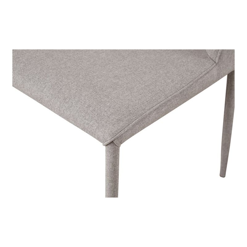 Moe’s Nora Fabric Dining Chair Light Grey - Set Of Two