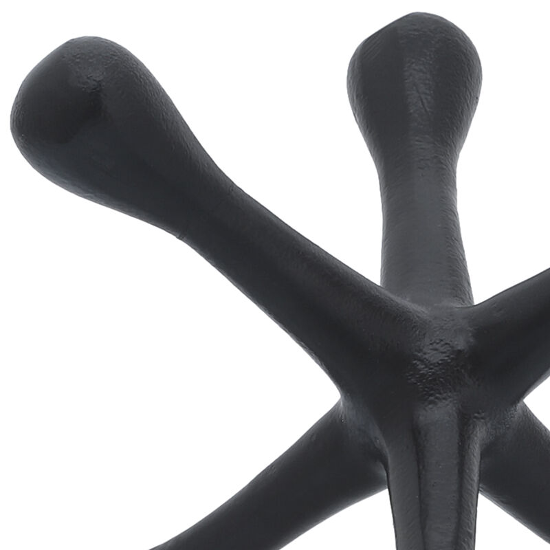 Black 8"x6" Metal Jacks