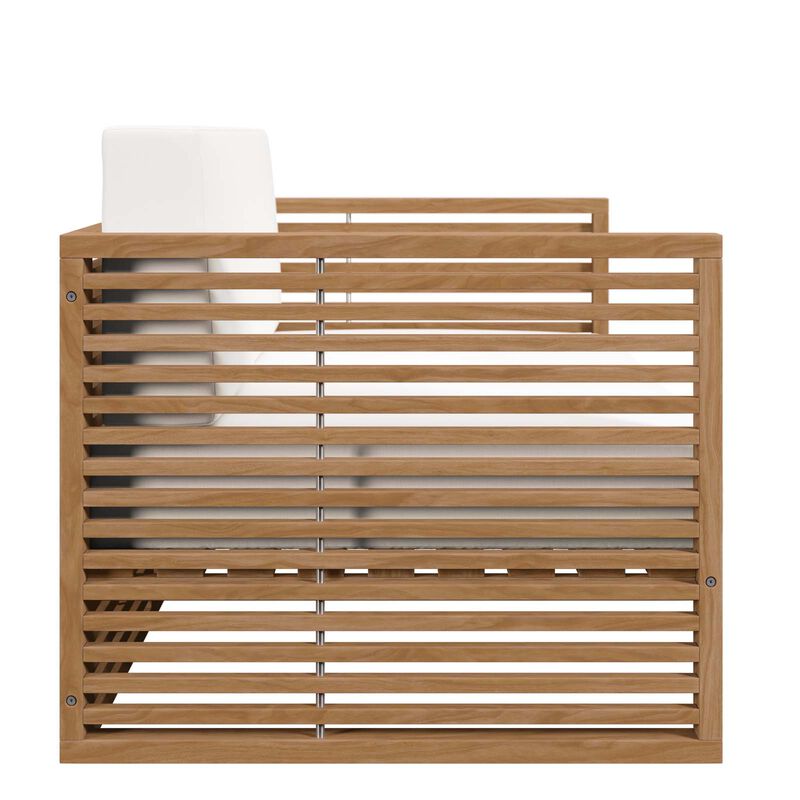 Modway - Carlsbad Teak Wood Outdoor Patio Loveseat
