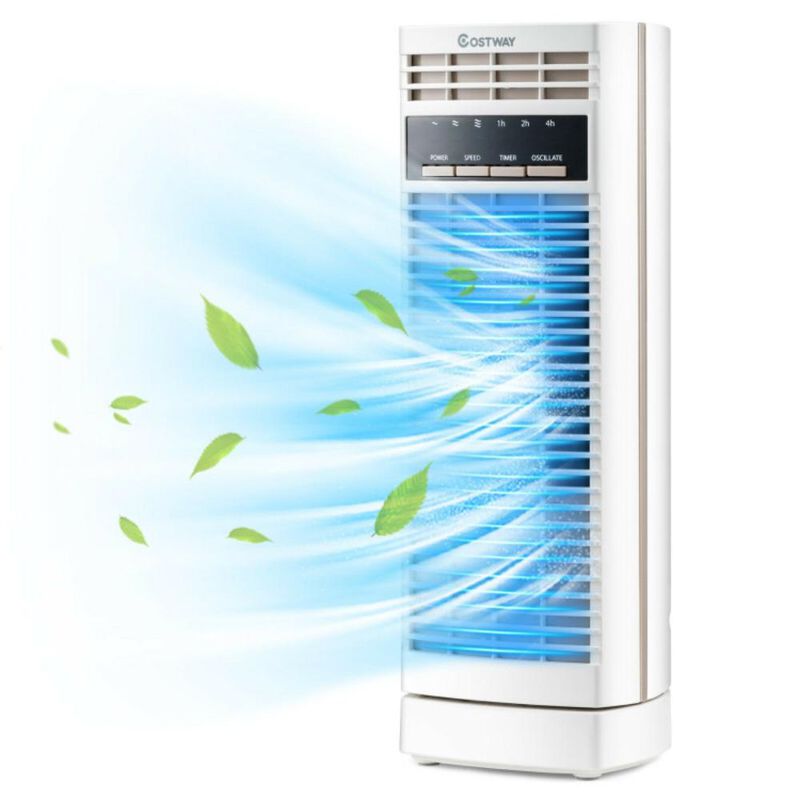Hivvago 14 Inch  Mini Oscillating Tower Fan Electric Desk Fan with 3 Speed and Timer
