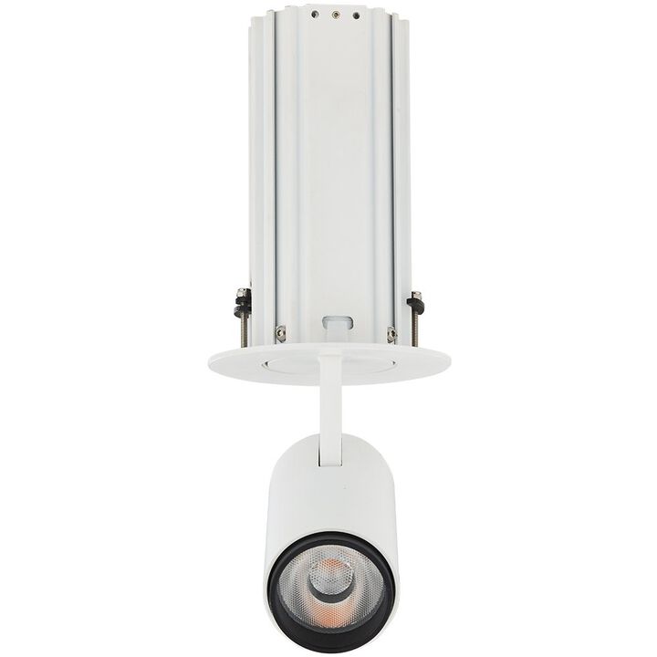 VONN Lighting 3.75, 13W LED Adjustable Recessed Spotlight, Stock Item Beam Angle 36, White