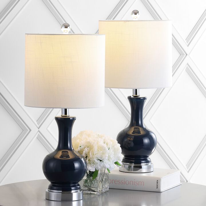 Cox Glassmetal LED Table Lamp (Set of 2)