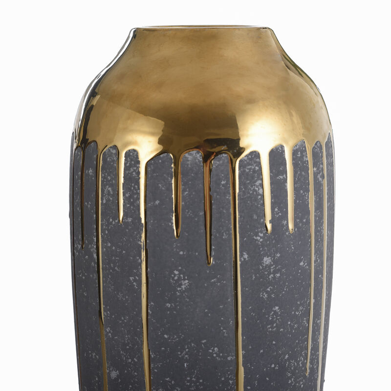 Marloe Gold 19In Vase