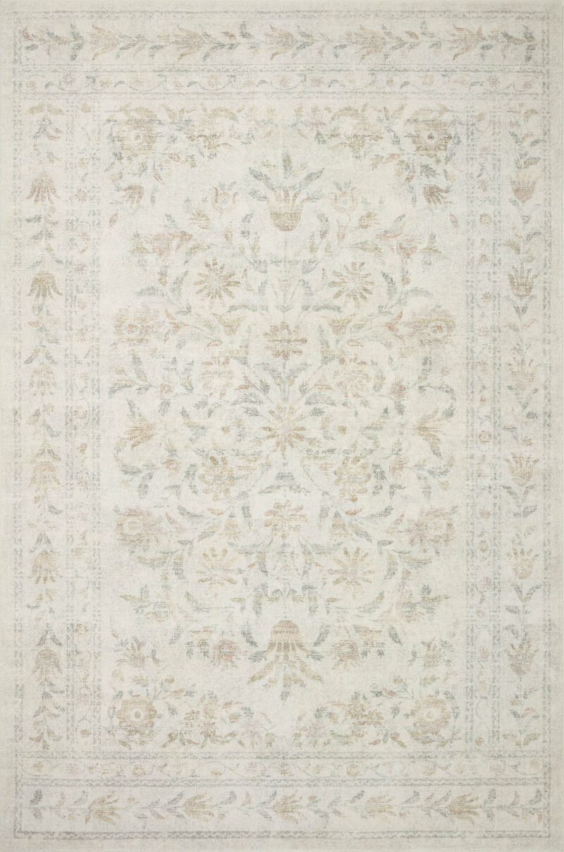 Courtyard COU01 Yellow/Multi 3'6" x 5'6" Rug