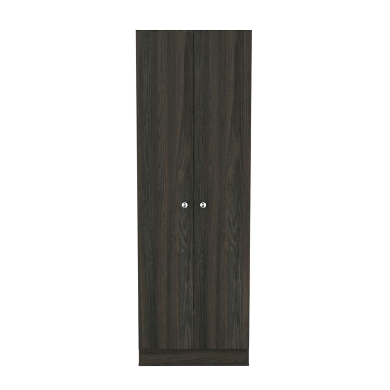 Multi Storage Cabinet, Double Door, Five Shelves - Espresso Black