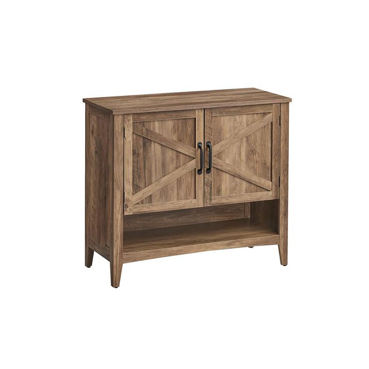 3-Tier Shoe Cabinet with Height-Adjustable Shelf