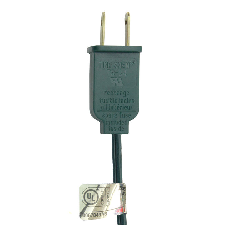 25-Count Opaque Red and White C9 Christmas Lights - 24 ft. Green Wire