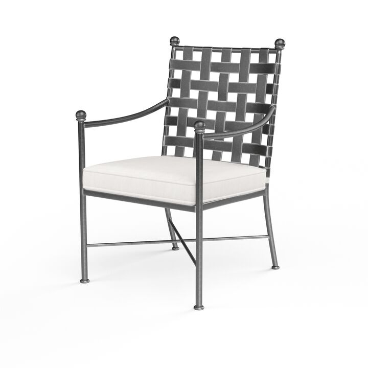 Provence Dining Chair in Canvas Flax w/ Self Welt