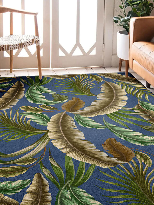 Tropics TC1 Indigo 10' x 14' Rug