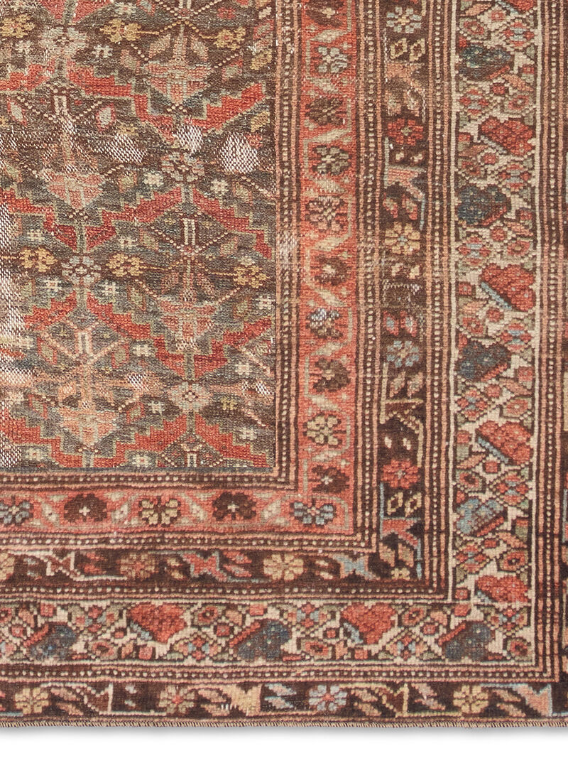 Gracia GAR08 Brown 4' x 6' Rug