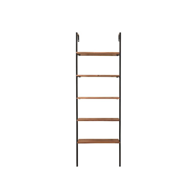 Taran Designs Oren Live Edge Solid Wood Bookshelf