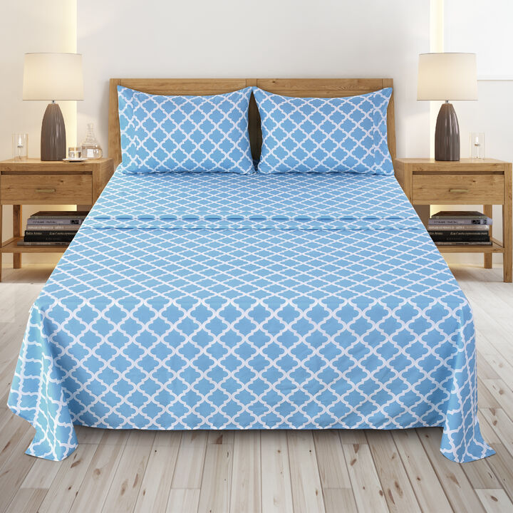 Lux Decor Collection Bed Sheets - Brushed Microfiber Sheet Set