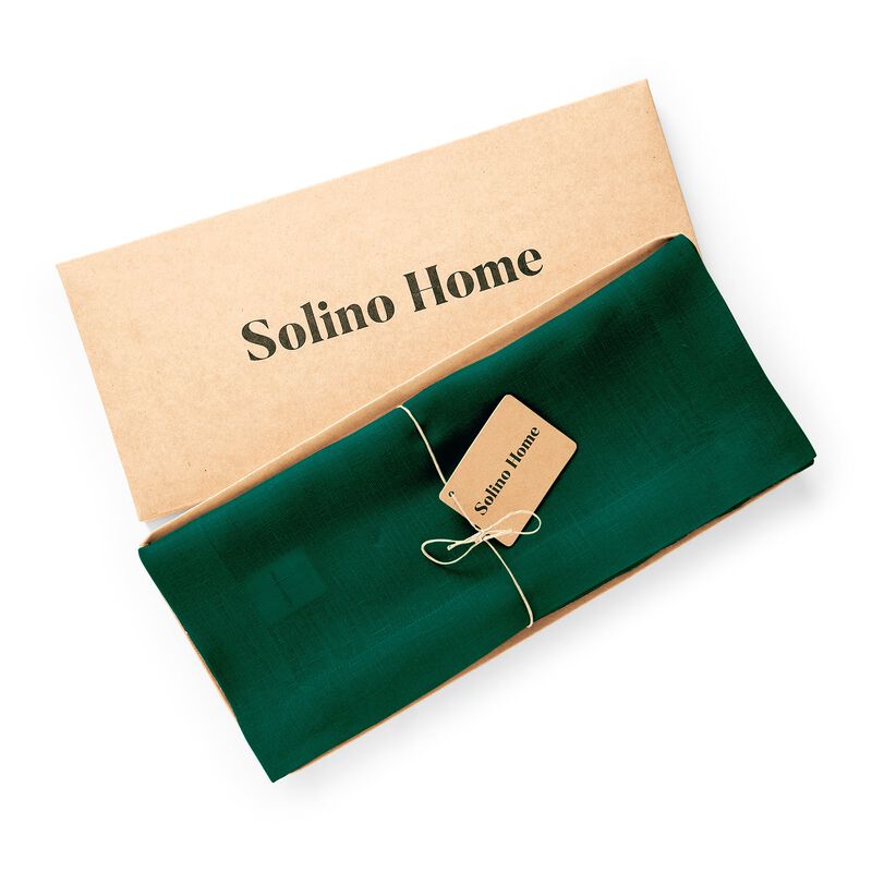 Solino Home 100% Pure Linen Table Runner | Sonoma