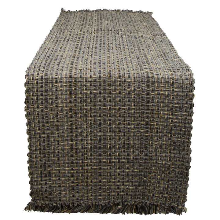Park Designs Black Expresso Tweed Table Runner 54"