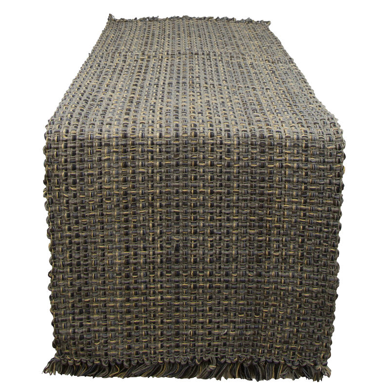 Park Designs Black Expresso Tweed Table Runner 54"