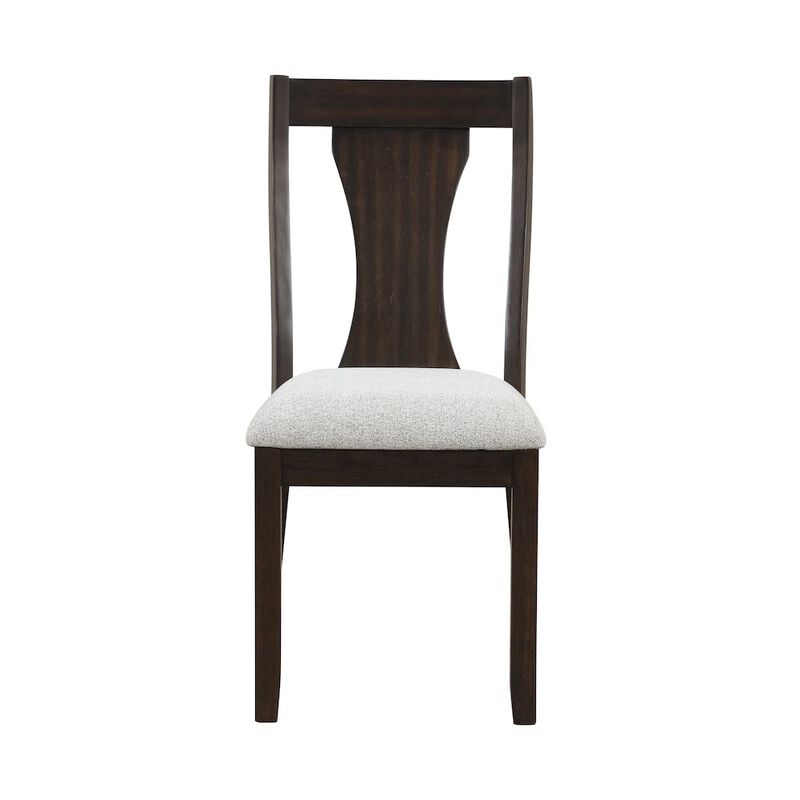 New Classic Furniture Chestnut Ridge Wood Dining Chair in Brown (Set of 2)