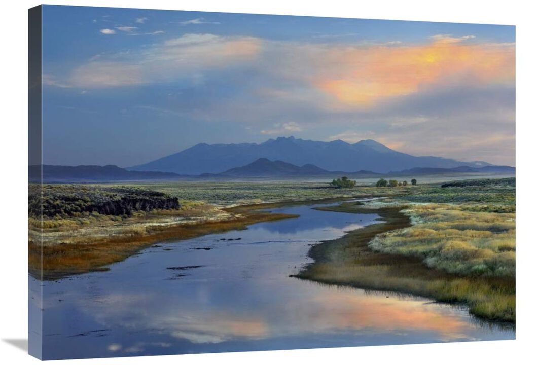 Rio Grande and Sangre de Cristo Mountains, Colorado-Canvas Art-32x24