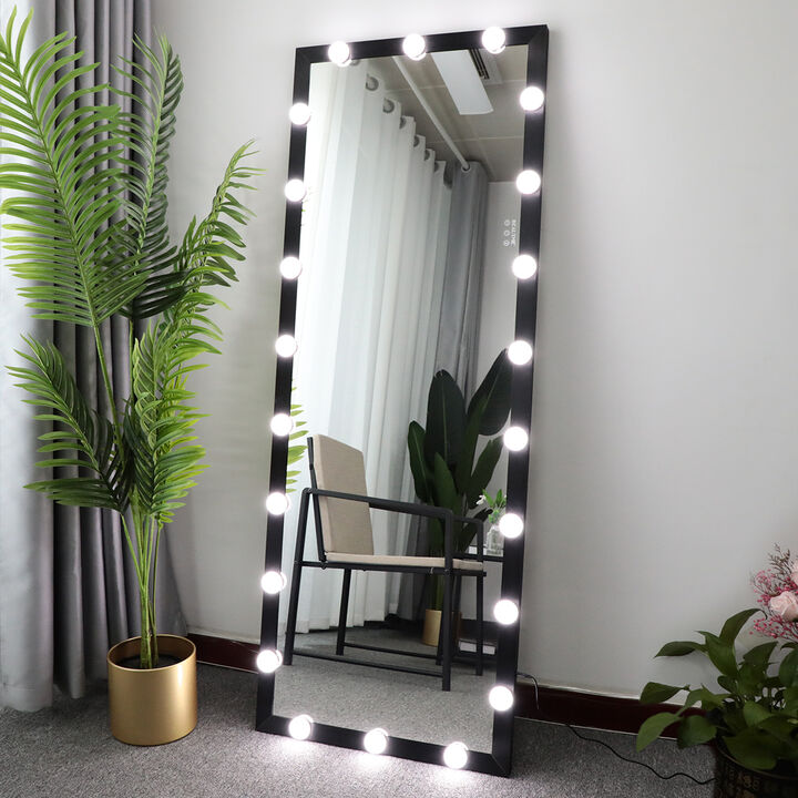 63x24 inch Hollywood Full Length Mirror with Lights