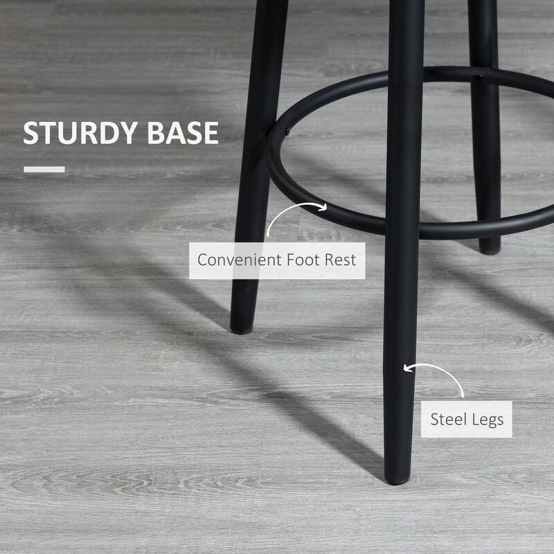 Dark Gray Tall Seating: Extra Tall Swivel Bar Stools Set of 2