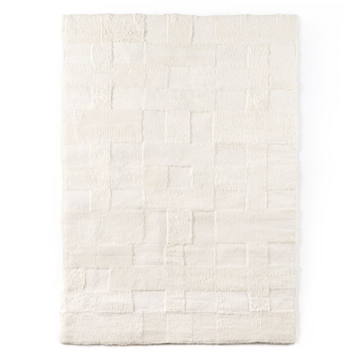 Patchwork Shearling 9' x 12' Rug