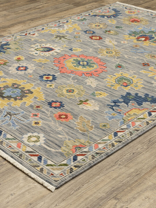 Lucca 2' x 3' Grey Rug