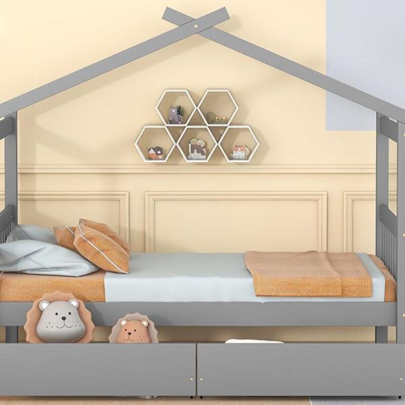 House Bed with Drawers for Cozy Sleep and Smart Storage Solutions