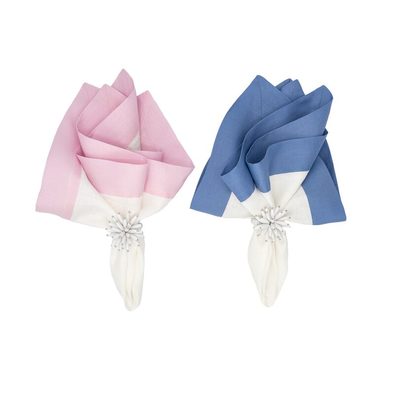 Blush Linen Napkins, Set of 4