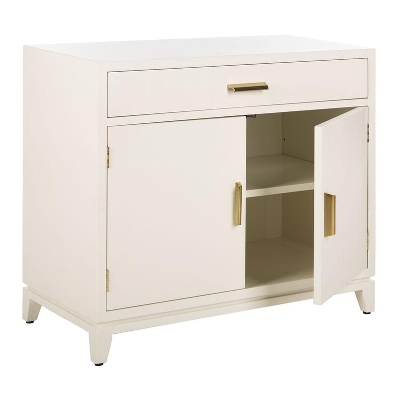 Safavieh Nigel 2 Door 1 Drawer Chest, White