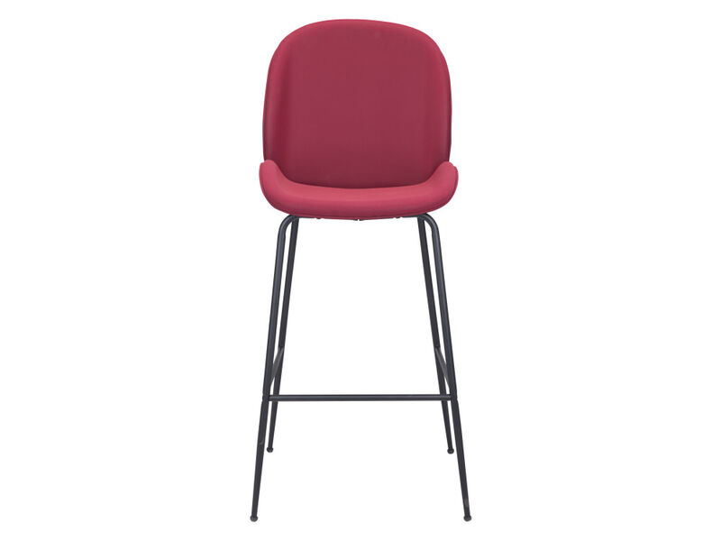Miles Barstool Red