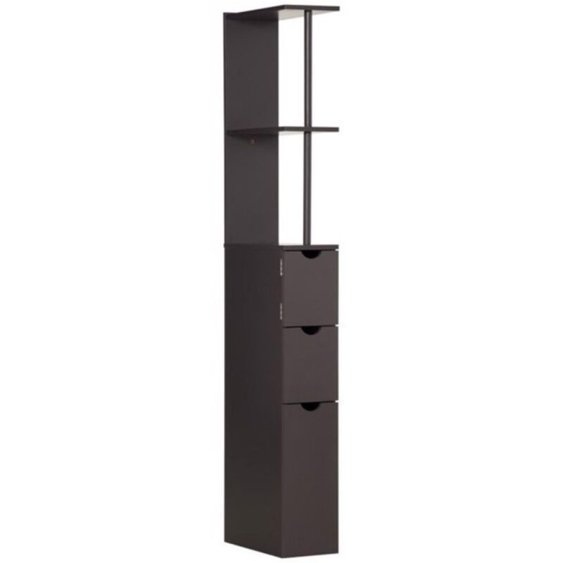 Bathroom Storage Cabinet with Doors & Shelves for Stylish & Space-Saving Organization