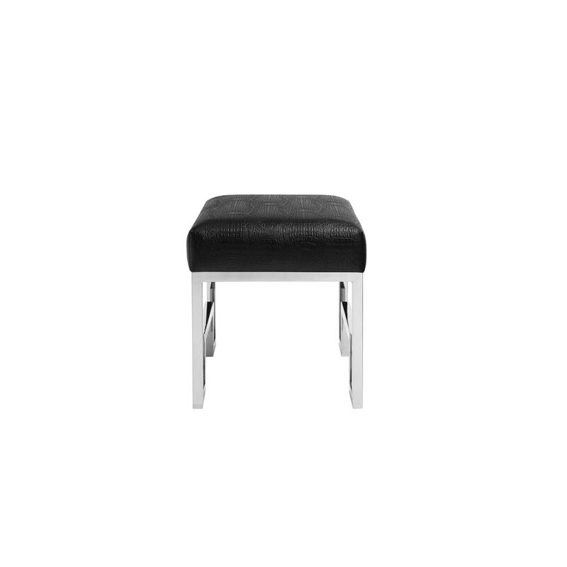 Bronson Stool Silver