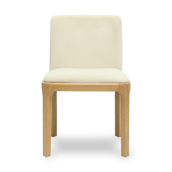 Rebecca Light Blue Performance Velvet Dining Chair