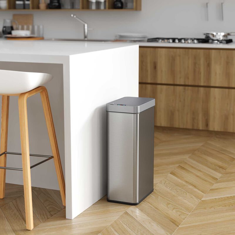 iTouchless 18 Gallon Wings Lid Sensor Trash Can