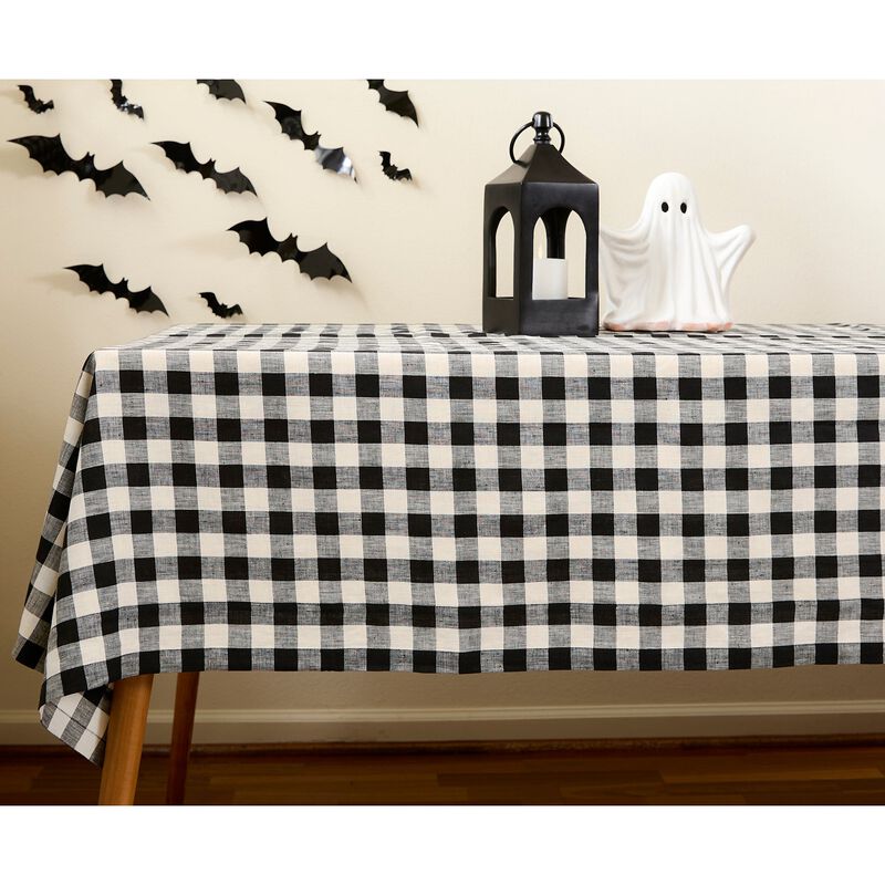 Solino Home 100% Pure Linen Tablecloth | Morgan Check