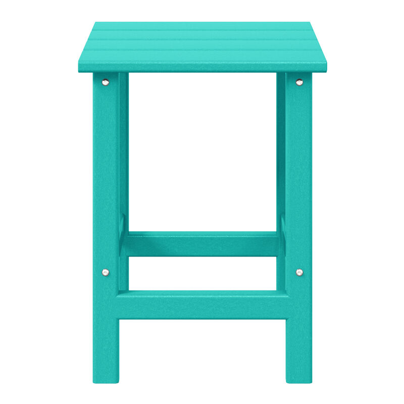 WestinTrends Westintrends 14" square outdoor Side table for Adirondack chair
