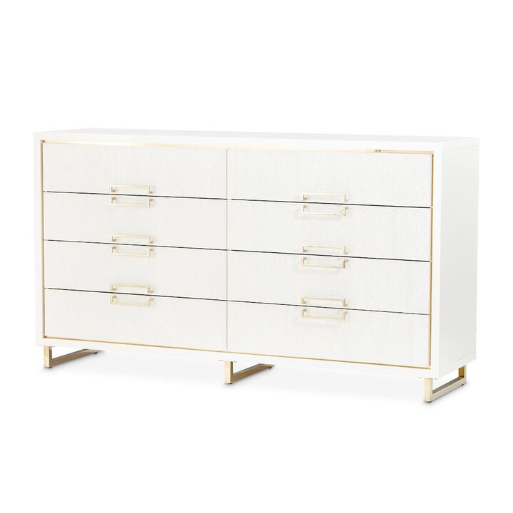 Michael Amini Palm Gate Dresser - Cloud White