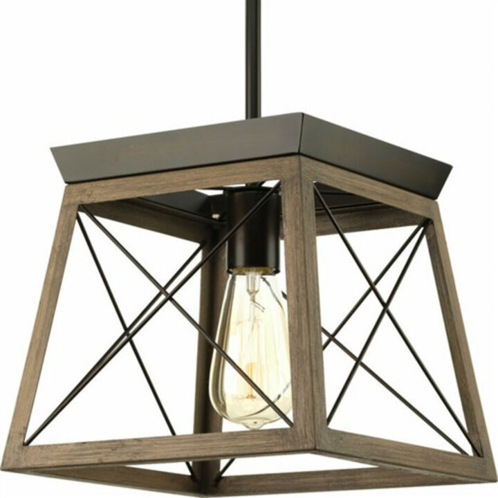 Dimmable Geometric Lantern Chandelier – Elegant Pendant Light for Dining Room & Living Room
