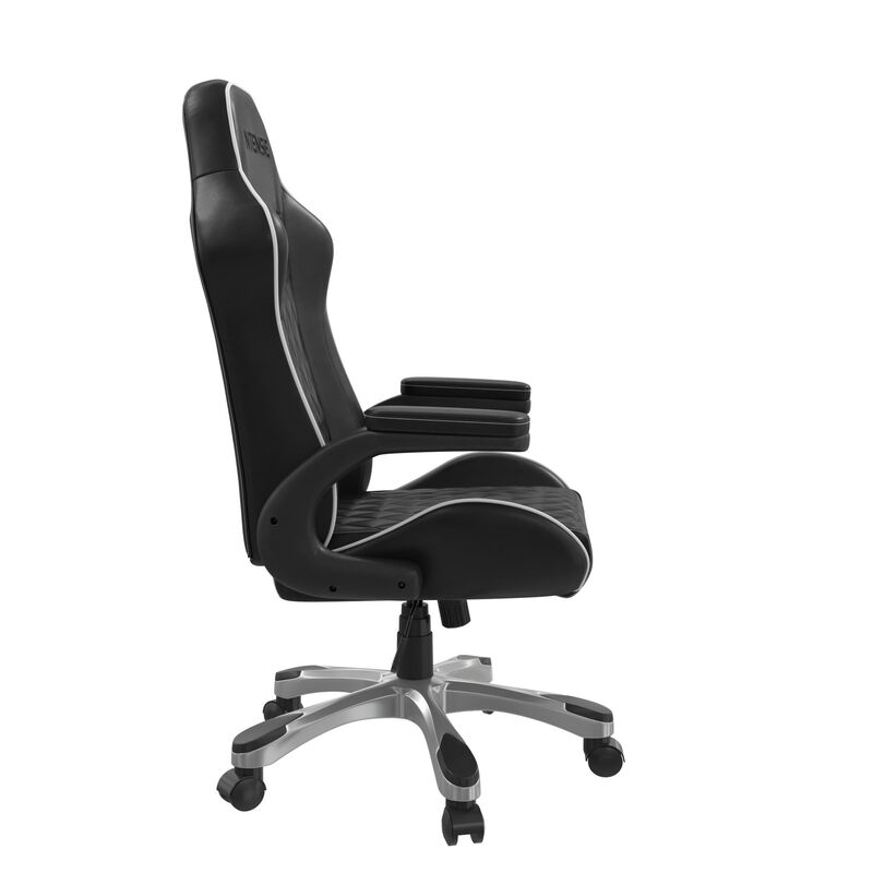 Galaxy Gaming and Office Chair, Black Faux Leather