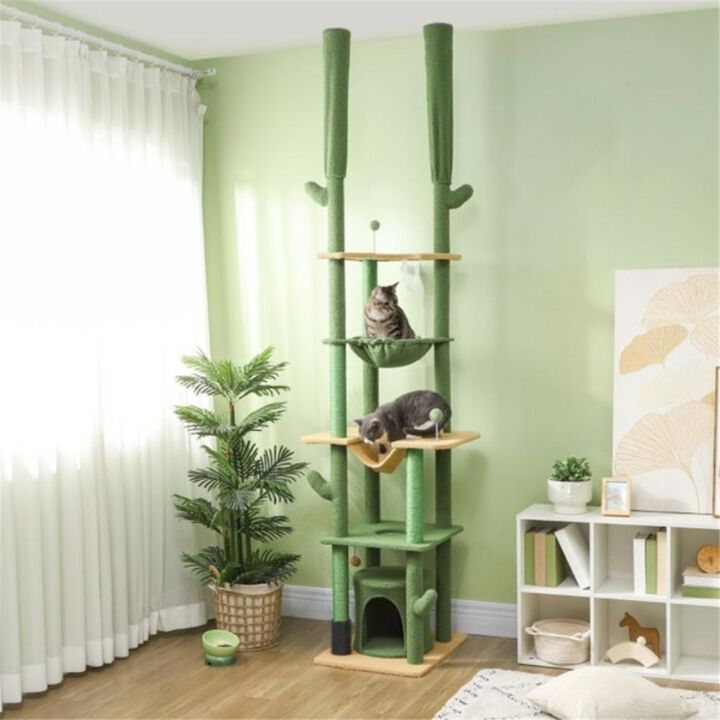 Versatile Multi-Level Cat Tree with Scratching Posts, Perches, and Cozy Hideaways for Cats
