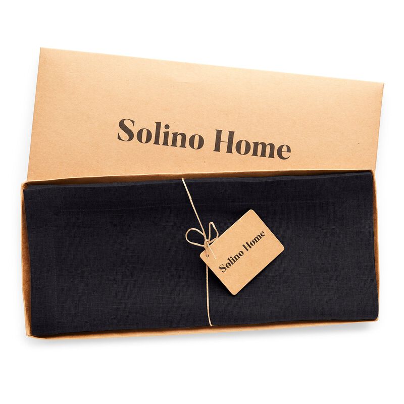 Solino Home 100% Pure Linen Table Runner | Diana