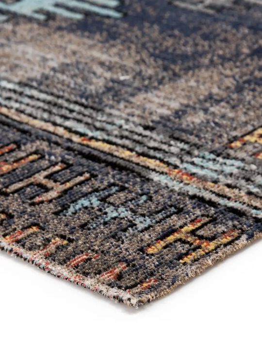 Polaris Dez Blue 6' x 9' Rug