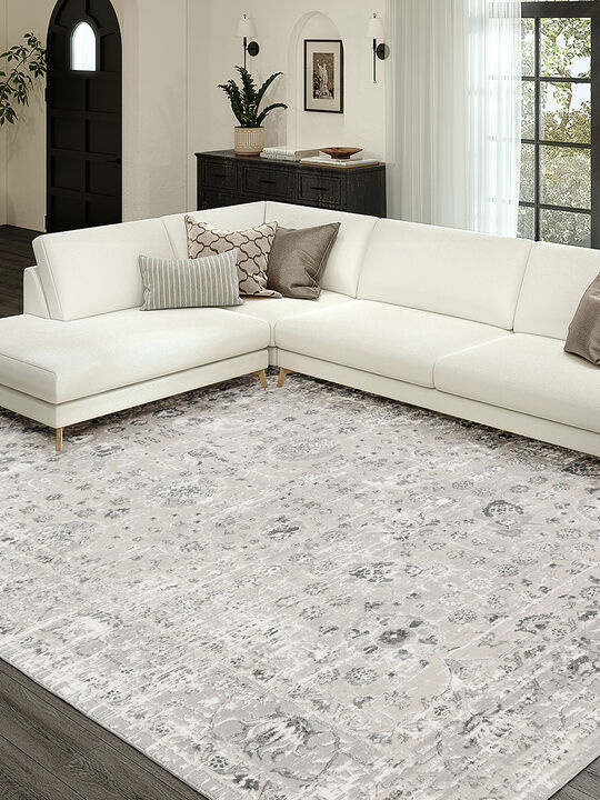 Rhodes RR8 Silver 3'2" x 5'1" Rug